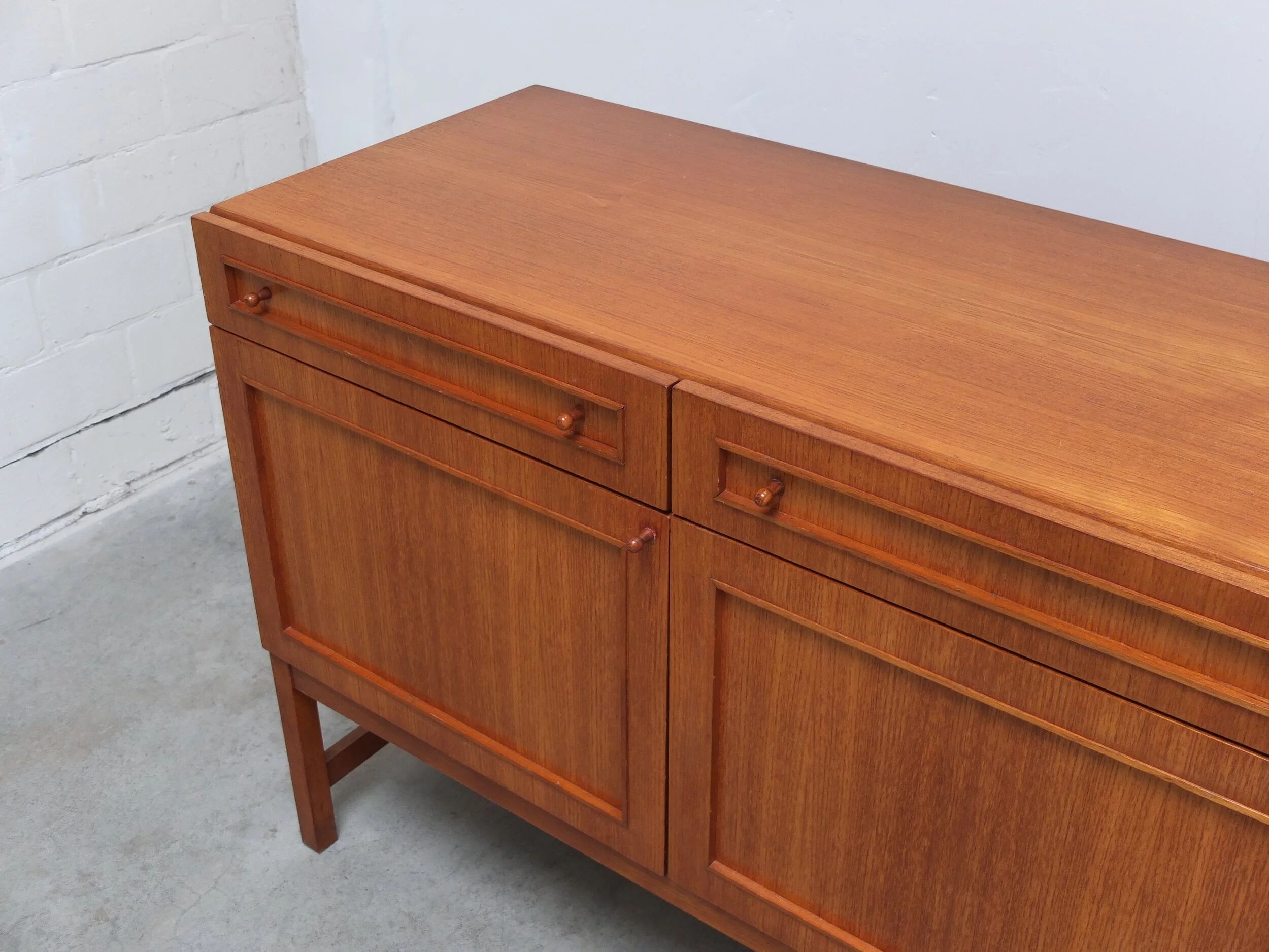 Large decorative sideboard by Oswald Vermaercke for V-Form, 1966