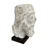Face sculpture/Louvre museum
