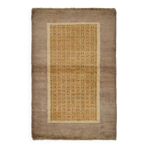 Tapis Oushak en laine noué à la main turc 69 cm x 120 cm