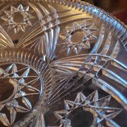 Cut glass cup from the 1950s–60s.