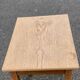 Table de ferme rénovée en bois massif brut