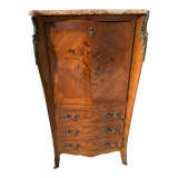 Curved rosewood secretary