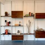 Modular bookshelf George Nelson & Associates OMNI system
