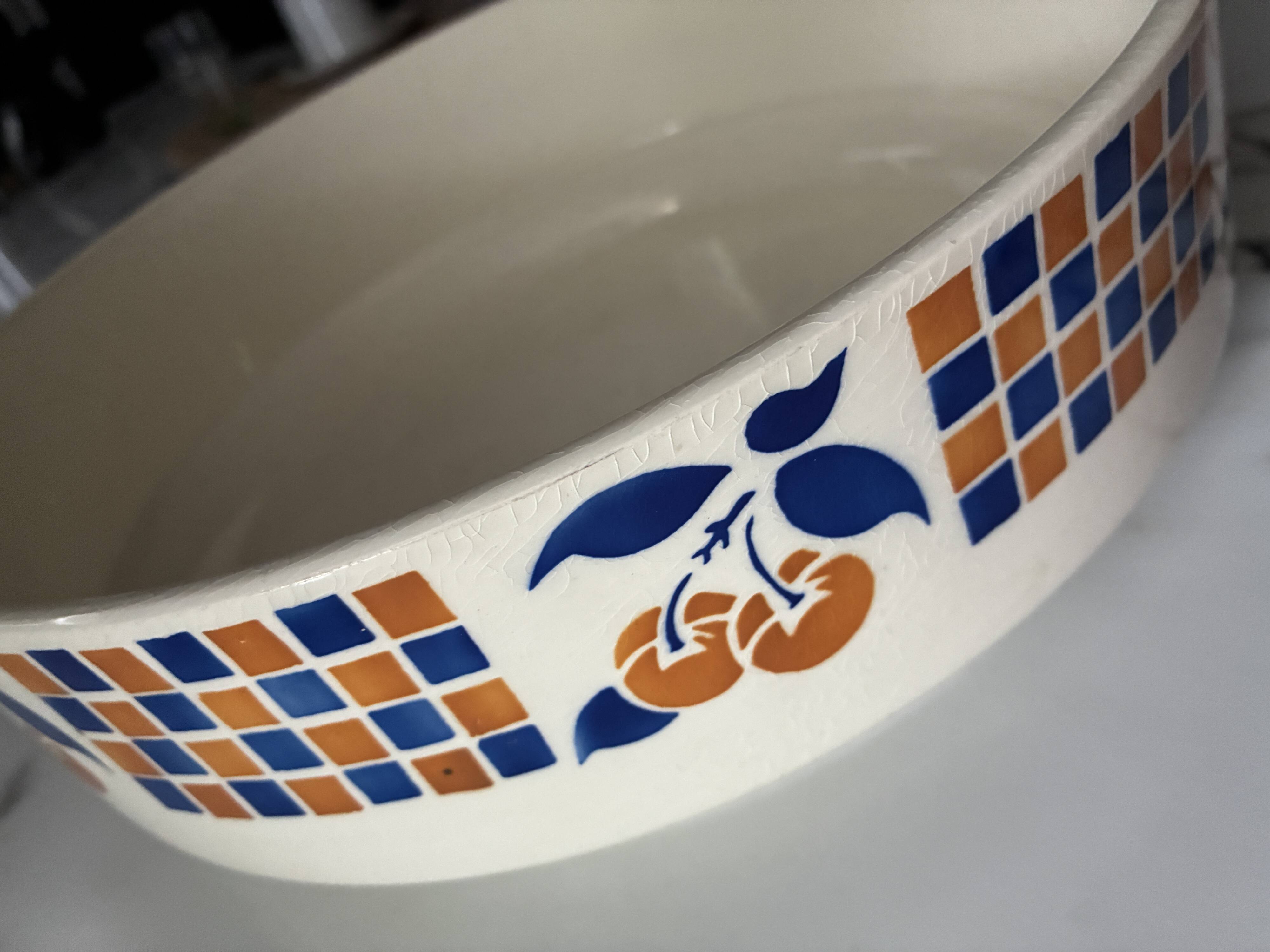 Badonviller ceramic dish