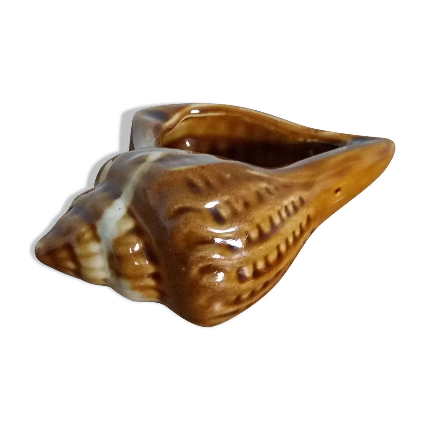 Ashtray shell signed numbered