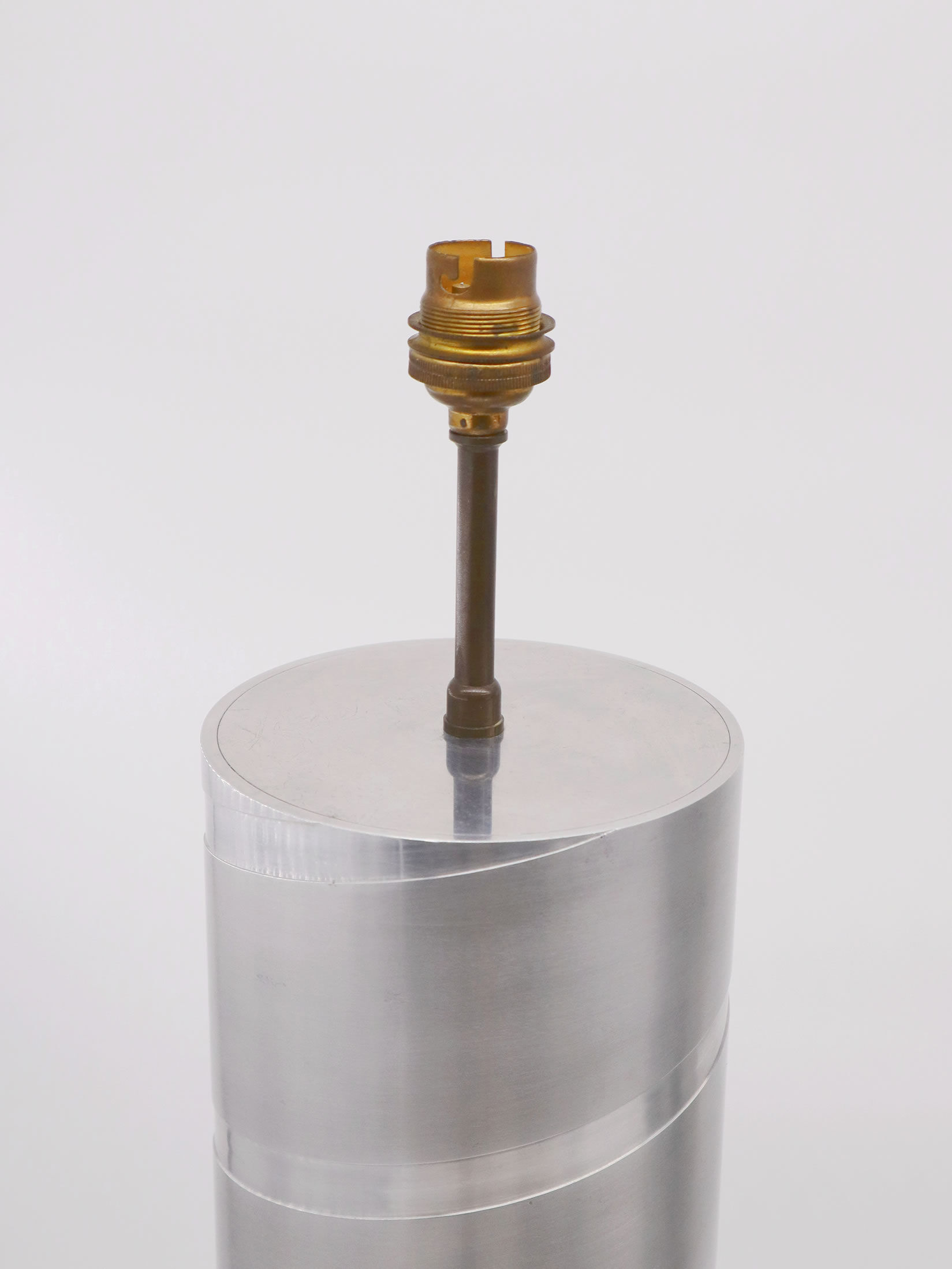Tube lamps in aluminum 1970