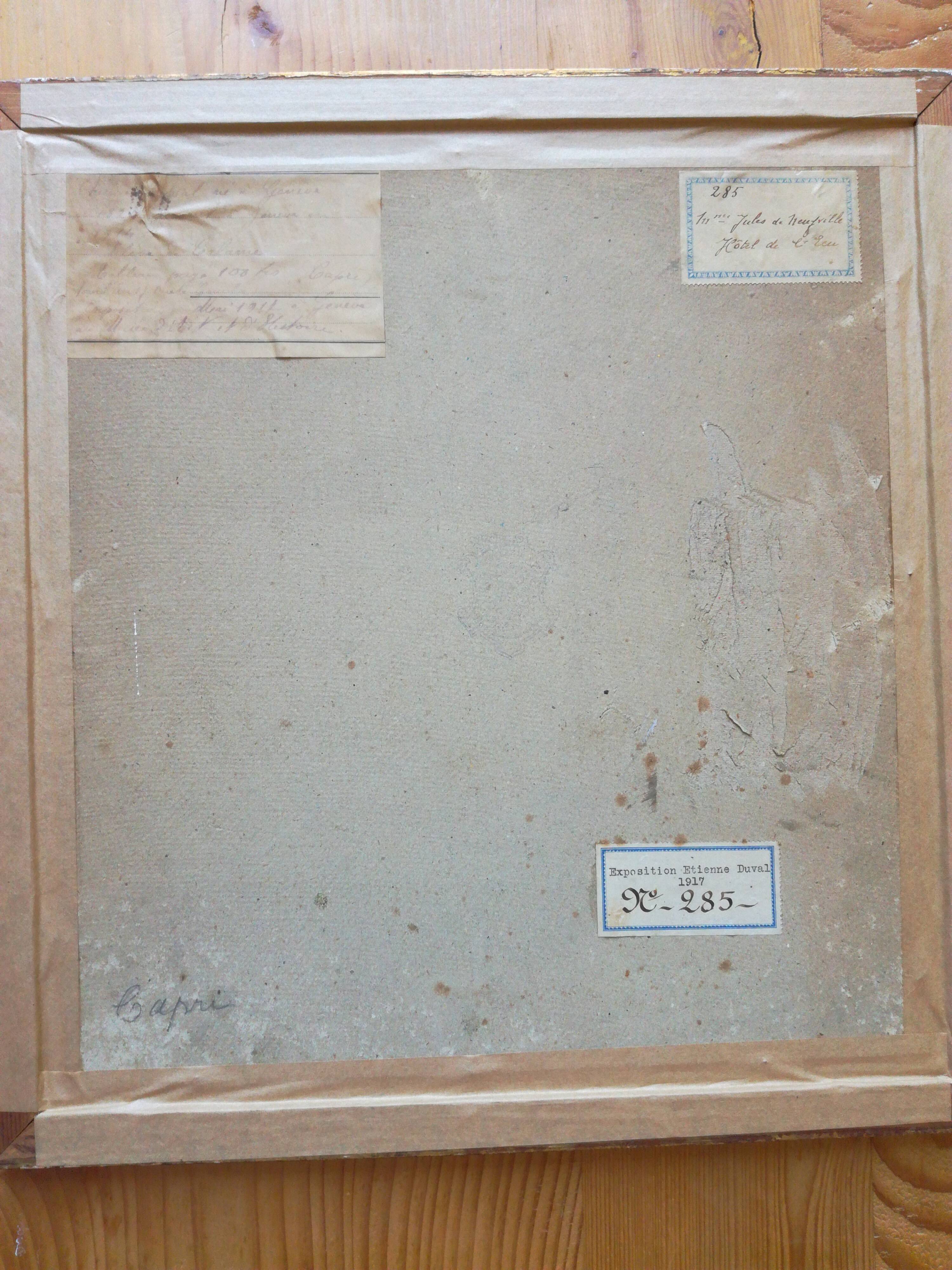 Peinture orientaliste d'Étienne Duval