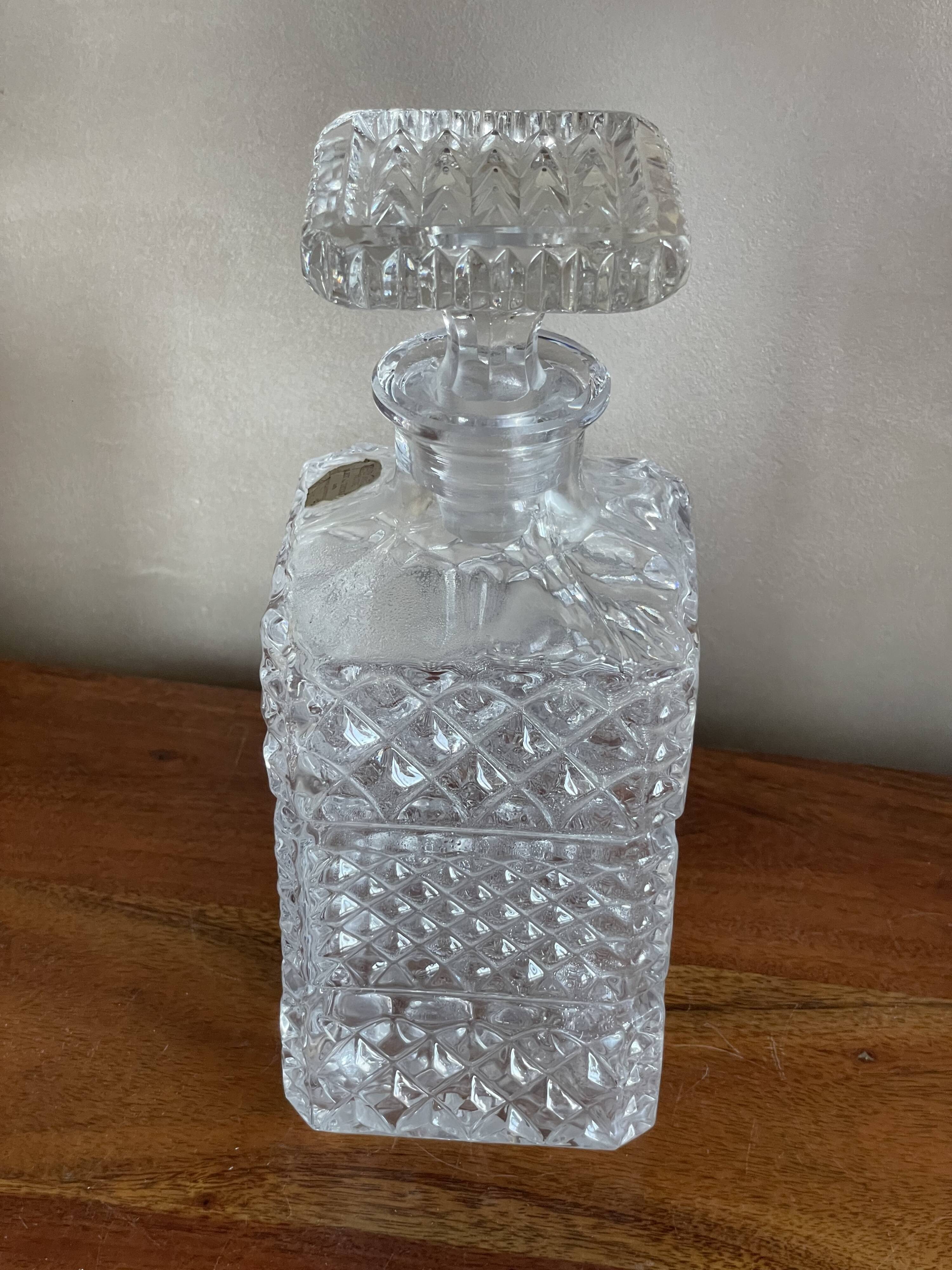 Carafe à whisky en cristal