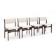 4 chaises en teck par Poul Volther pour Frem Rojle, années 1960