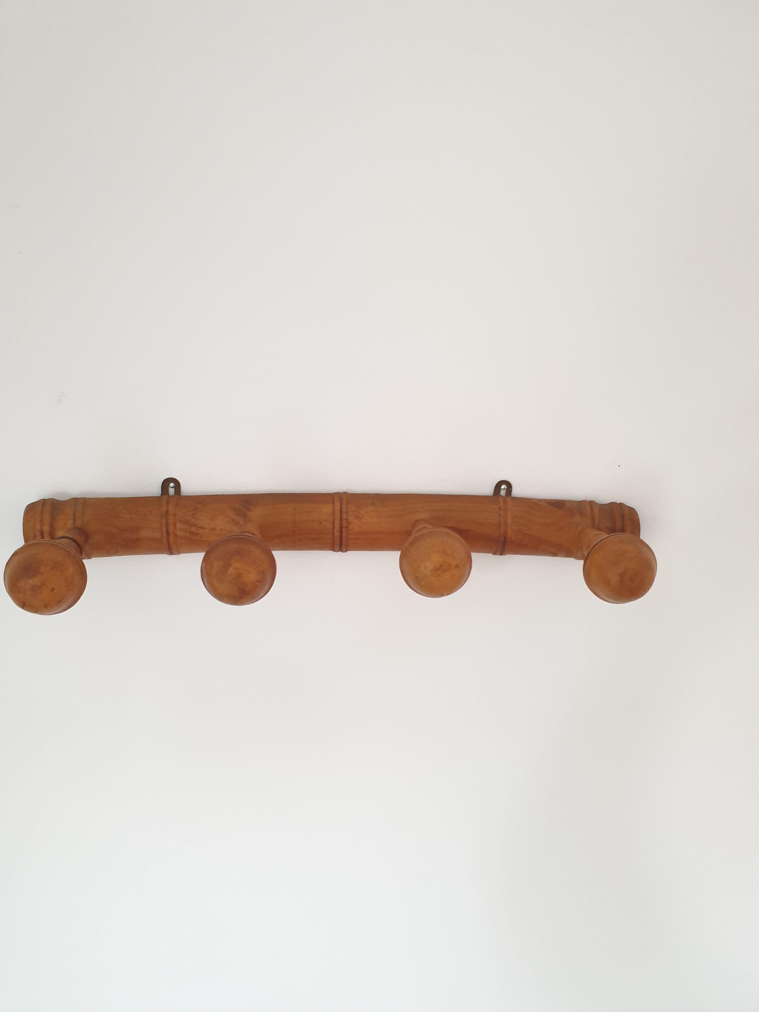 Wooden coat holder