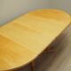 Ash round table, Danish design, 1960s, production: Denmark
