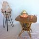 Bar table, vintage rattan