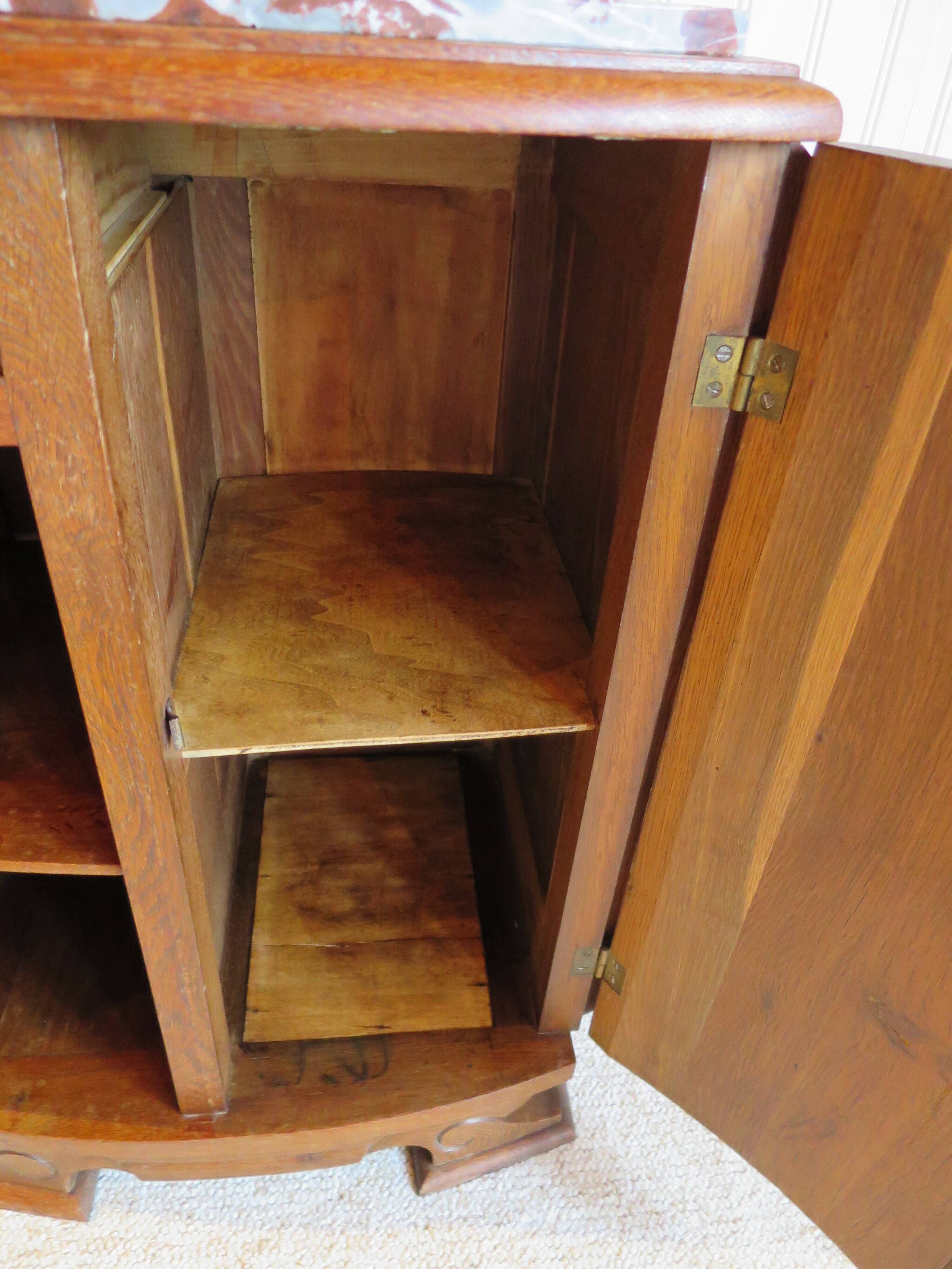 Bedside table - occasional furniture - Art Deco - 1 door - 1930s