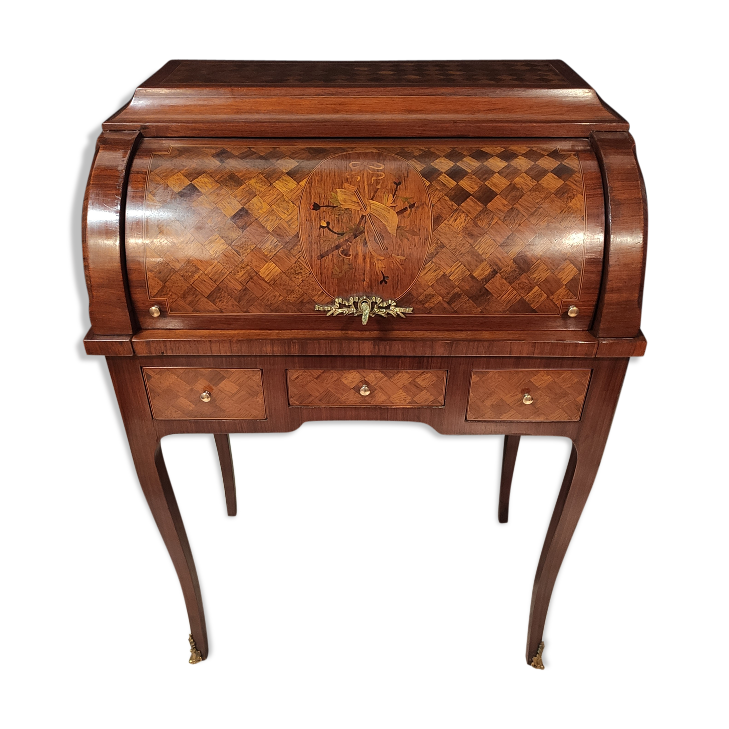 Desk at cylindre style Louis XV