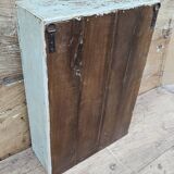 Old Art Deco wall display case in Burmese teak