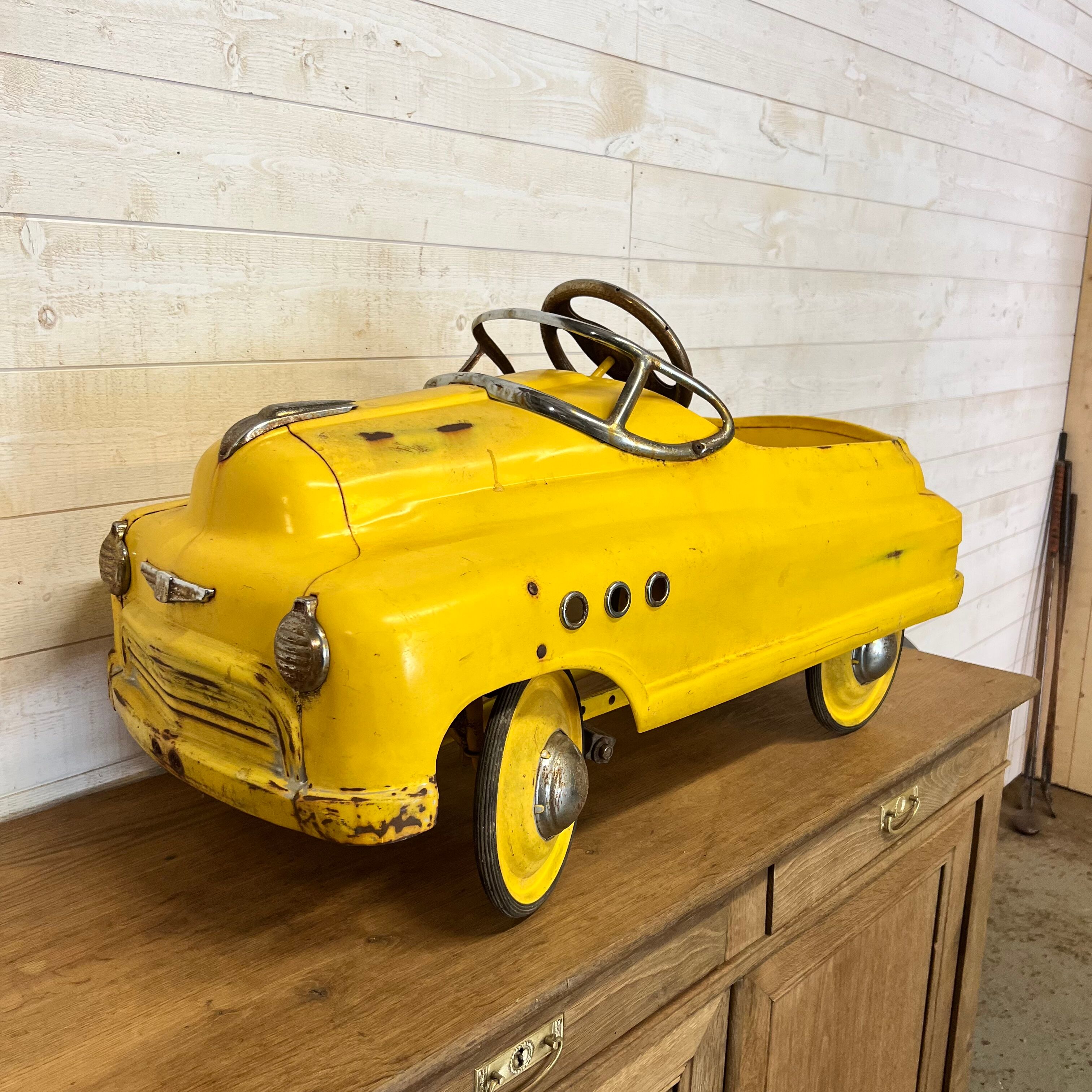 Vintage children's pedal car