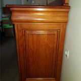 Buffet bois massif merisier avec miroir mural