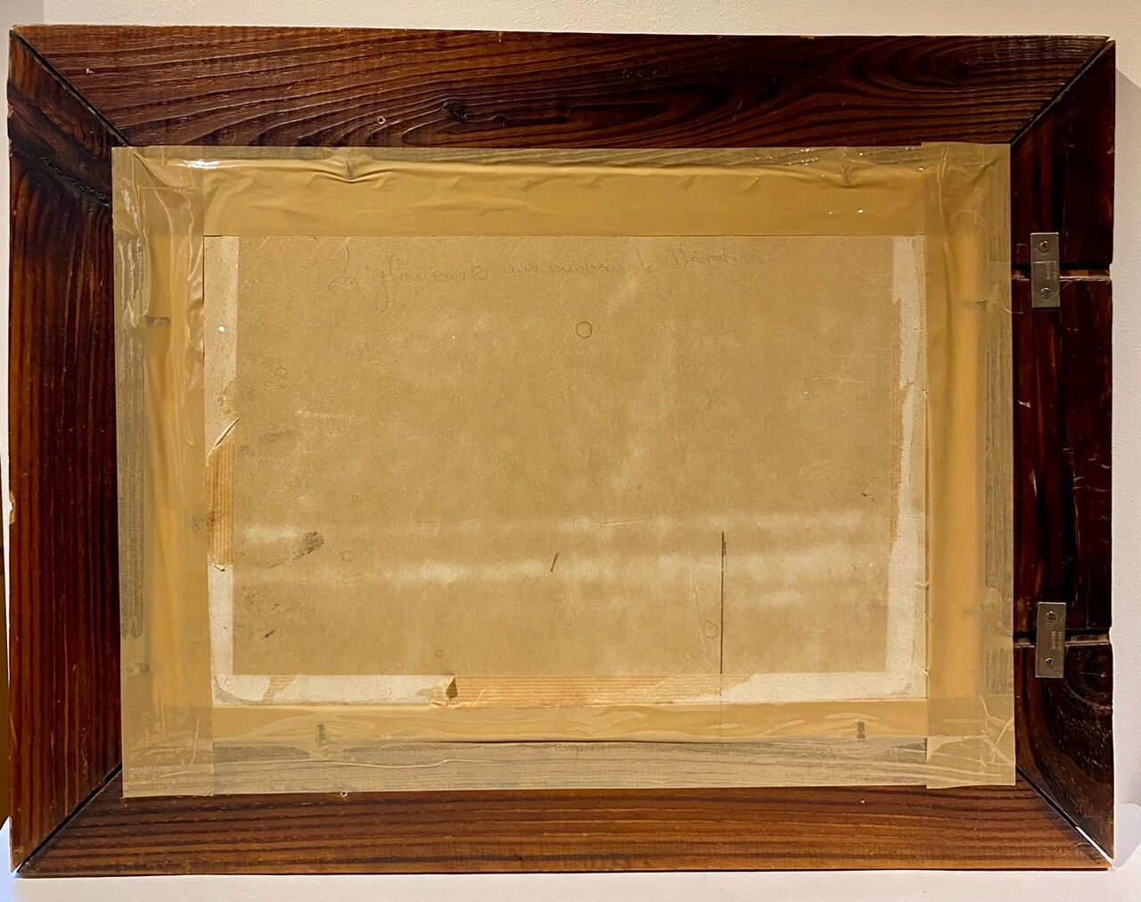 Old painting, oriental landscape, signed M Gourloo 20th century