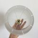 1950s frosted glass pendant light