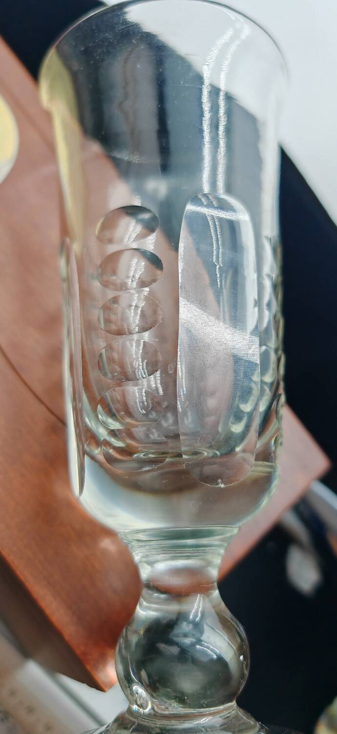 Large 19th century absinthe glass