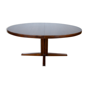 table ovale en orme 1960