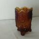 Vase a violette tripode en verres epoque charles x decor fleur de lys