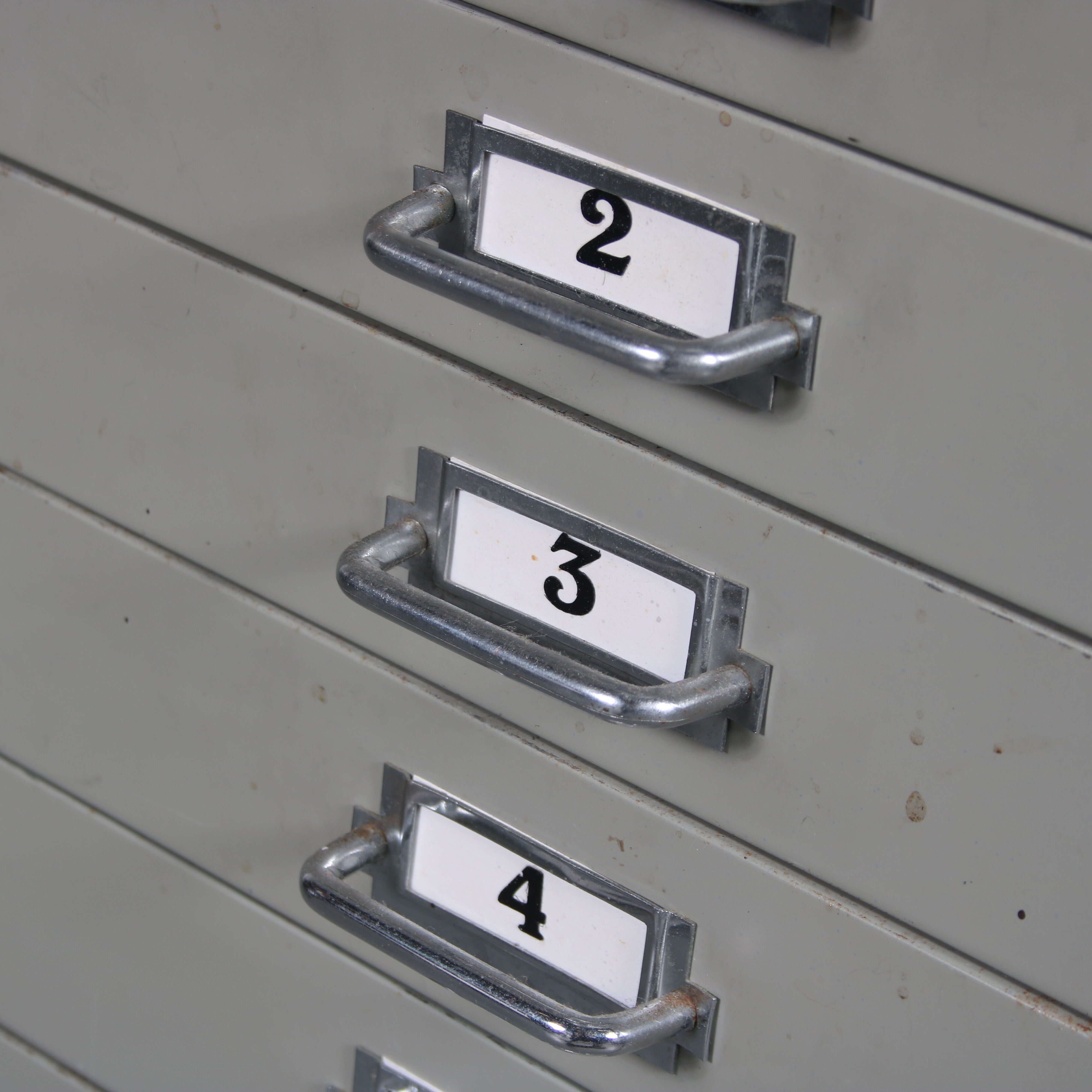 1960s Industrial drawer cabinet from the Netherlands