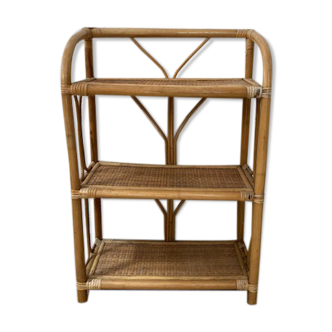 Rattan shelf
