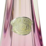 Purple Crystal Table Lamp Val Saint Lambert 1960s