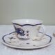Two ceramic cups by Grignan signed Peguet