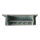 Wall shelf coat rack in old wood
