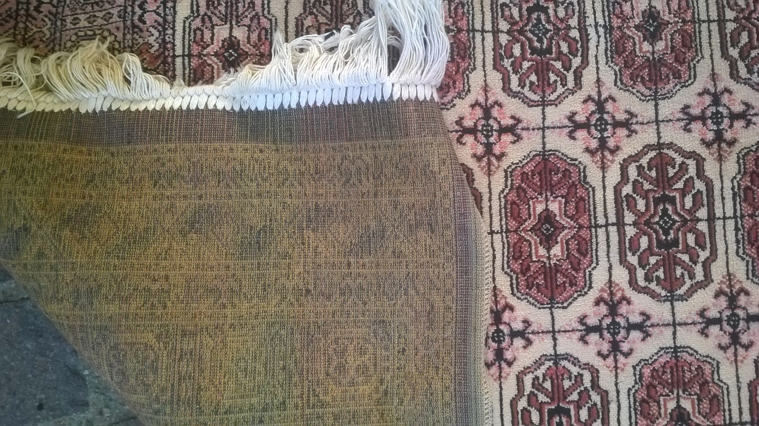 Pair of vintage carpets 112 x 68 cm