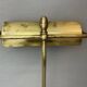 Portuguese brass bankers desk table lamp 1940s