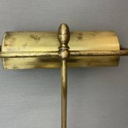 Lampe de table de bureau de banquier portugais en laiton 1940