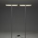 Pair of white Sames floor lamps, Italy, 1980s