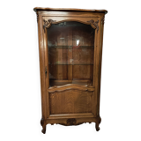 Louis XV style oak display case