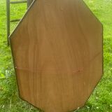 Large octagonal mirror design handcrafted creation decoration