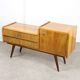 Mid-century Italian Wood and Brass Sideboard, 50s