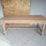 Solid oak farmhouse table