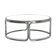 Space Age Coffee Table with Smoked Glass and Chrome