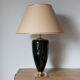 Black and gold lamp