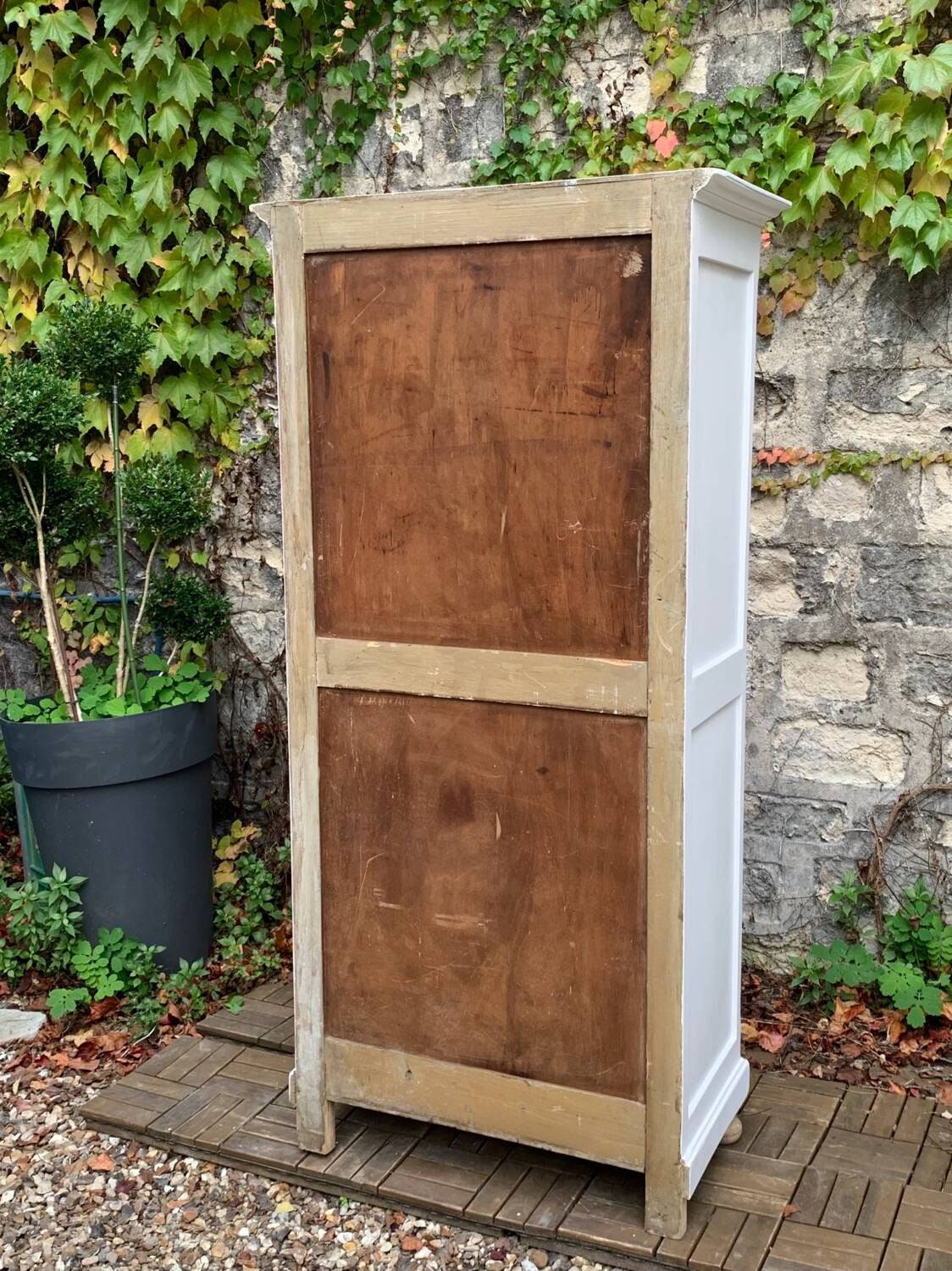 Antique Parisian glass cabinet H150