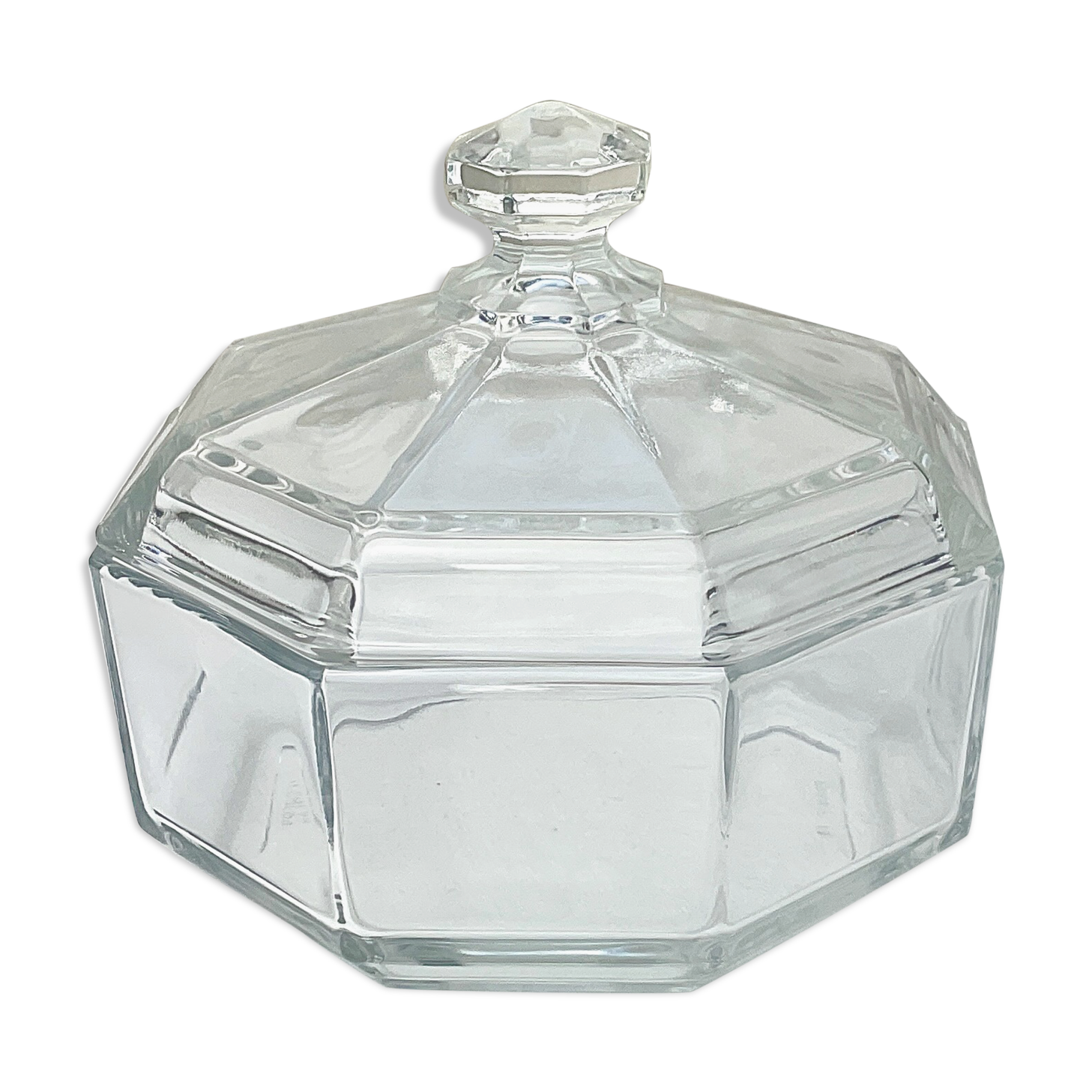 Sugar candy octagonal glass Arcoroc