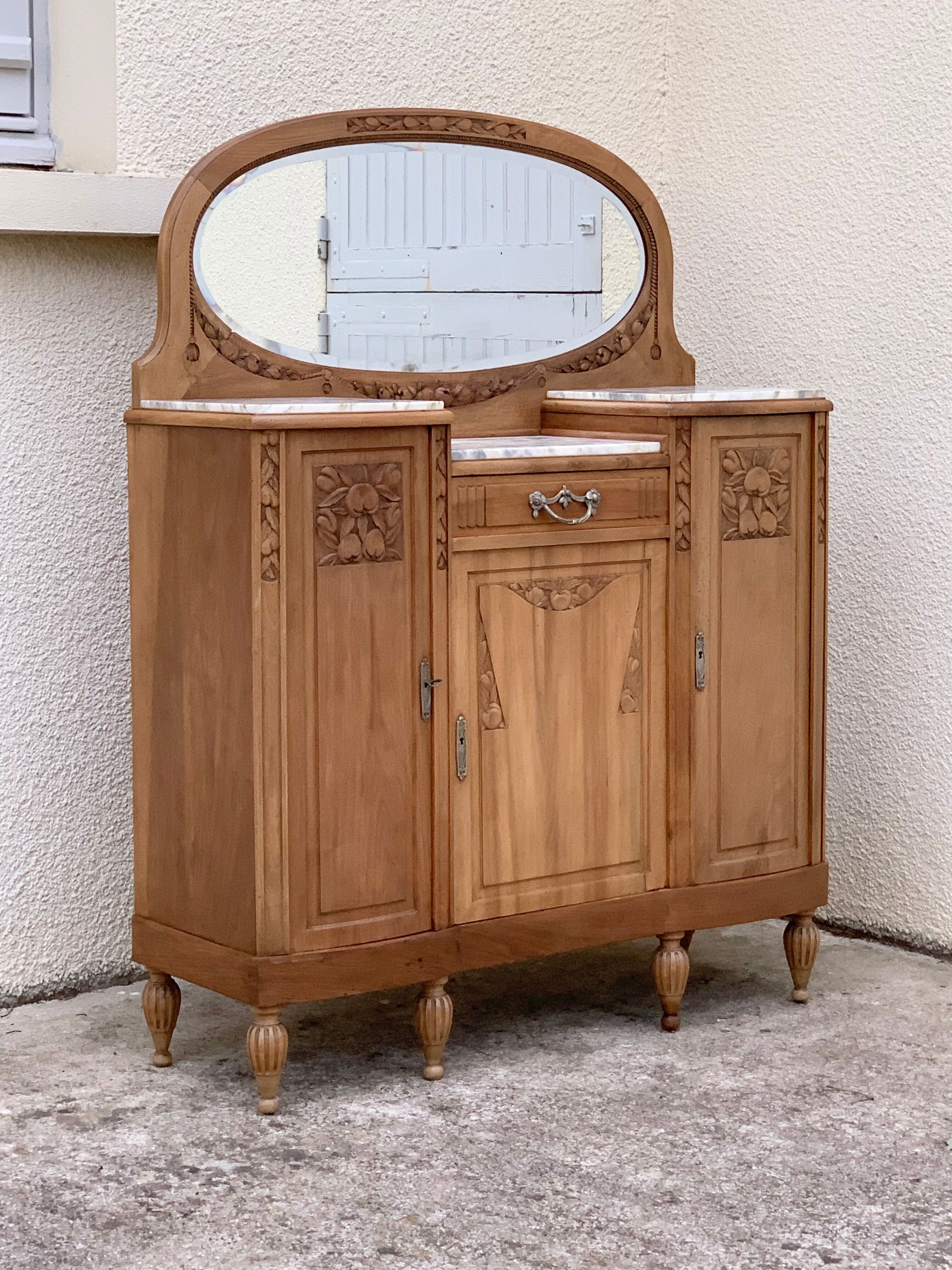 Art deco buffet walnut 1920