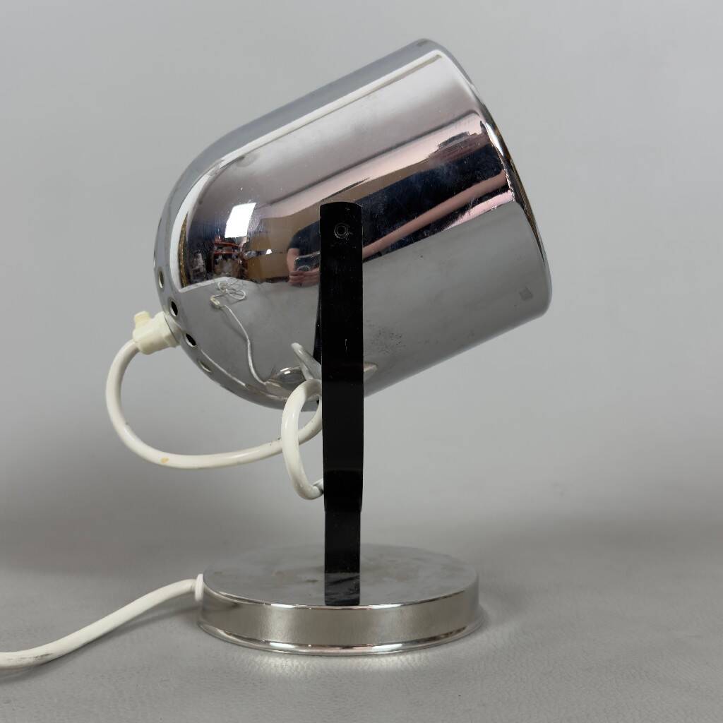 Reggiani Orb table lamp metal eye modernist design Space Age 1970