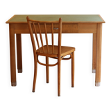 Light wood kitchen or office table, 1930s-40s