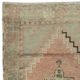 Vintage Turkish Oriental Rug. Ca 1960. One of a kind Handmade Village Rug. 100% Wool