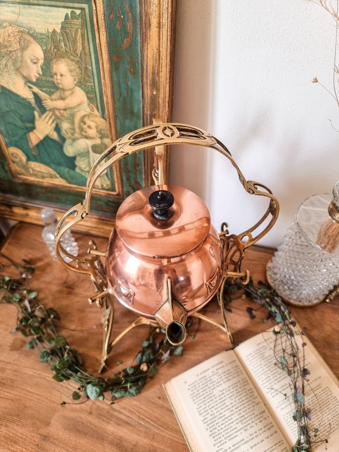 Copper and brass samovar, early 20th century