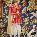 Large Needlepoint Canvas Tapestry - Margot de Paris - The Let