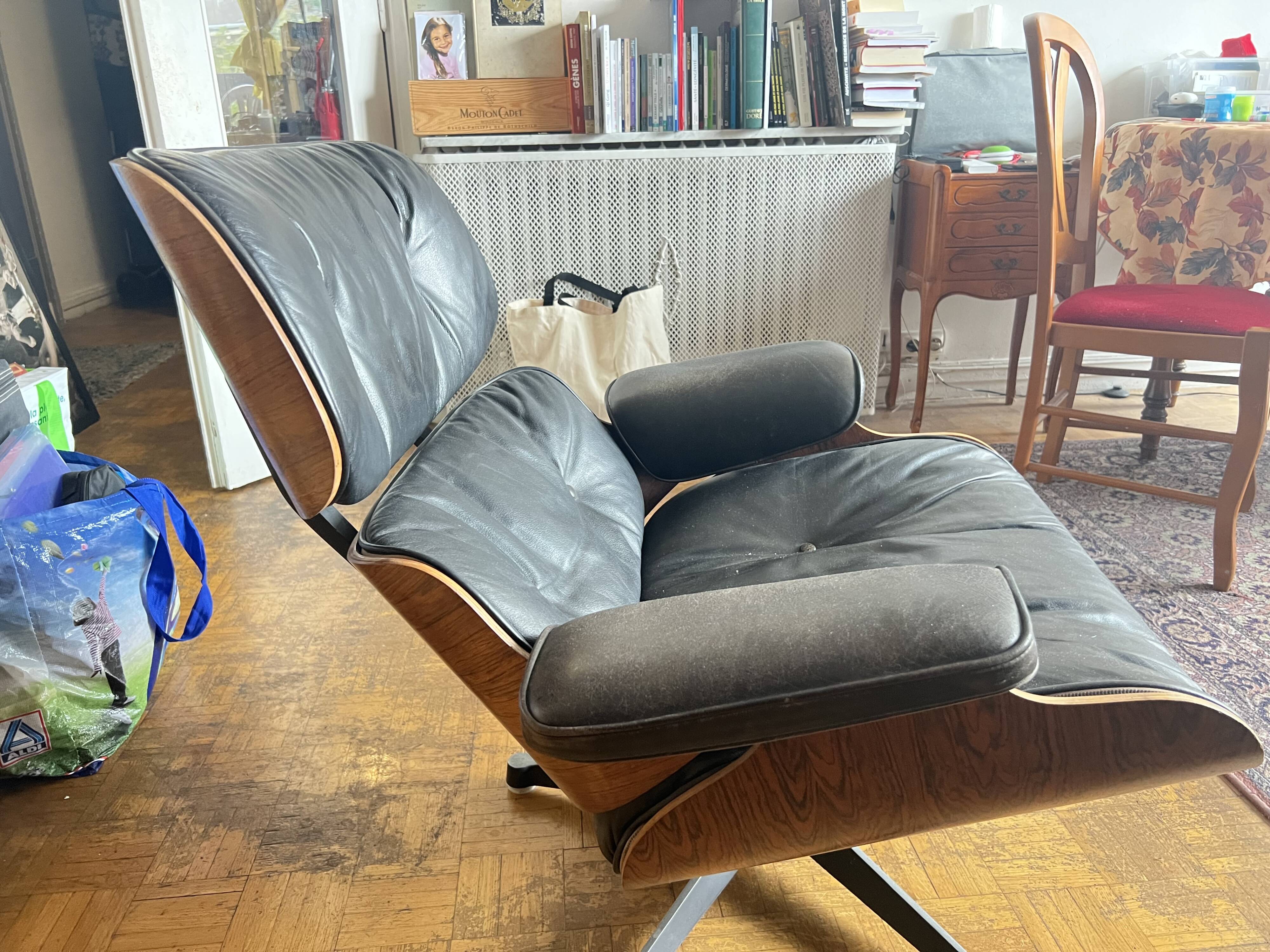 Fauteuil Lounge Chair Eames — Herman Miller Vintage 1956